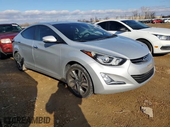 ✅ 2015 Hyundai Elantra Limited • VIN: KMHDH4AE8FU382609 • Лот: 70015172. Опубликован ранее на Copart с пробегом 95 881 миль. Бесплатный доступ к архиву аукционных продаж из США и подробный отчёт об истории автомобиля на DreamBid. Изображение 4.