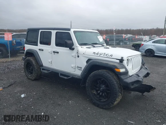 ✅ 2018 Jeep Wrangler Unlimited Sport • VIN: 1C4HJXDG6JW136292 • Lot: 44677228. Wystawiony na IAAI z przebiegiem 97 729 mil. Bezpłatny archiwum sprzedaży aukcyjnych z USA i szczegółowy raport historii pojazdu na DreamBid. Zdjęcie 1.