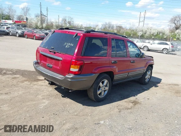 ✅ 2004 Jeep Grand Cherokee Laredo • VIN: 1J4GW48S84C424454 • Lot: 44758551. Wystawiony na IAAI z przebiegiem 192 850 mil. Bezpłatny archiwum sprzedaży aukcyjnych z USA i szczegółowy raport historii pojazdu na DreamBid. Zdjęcie 4.