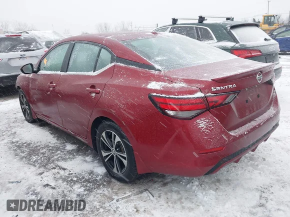 ✅ 2021 Nissan Sentra SV • VIN: 3N1AB8CV2MY321279 • Lot: 44044845. Wystawiony na IAAI z przebiegiem 54 543 mil. Bezpłatny archiwum sprzedaży aukcyjnych z USA i szczegółowy raport historii pojazdu na DreamBid. Zdjęcie 3.