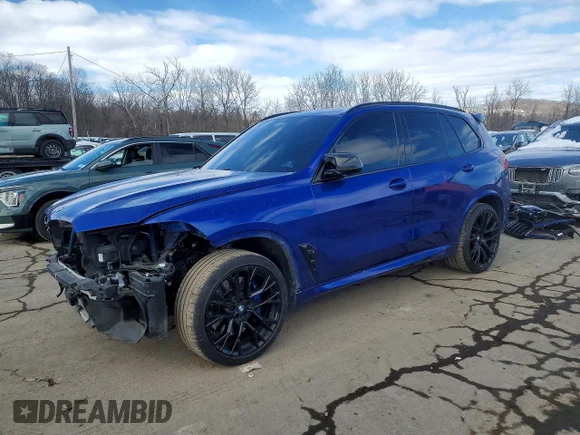 ✅ 2020 BMW X5 M Competition • VIN: 5YMJU0C0XL9C89256 • Lot: 77173835. Listed on Copart with 36,622 mi. Free auction sales archive from the USA and detailed vehicle history report at DreamBid. Image 1.