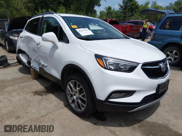 ✅ 2018 Buick Encore Sport Touring • VIN: KL4CJ1SB7JB530528 • Lot: 45467969. Listed on IAAI with 60,659 mi. Free auction sales archive from the USA and detailed vehicle history report at DreamBid. Image 1.