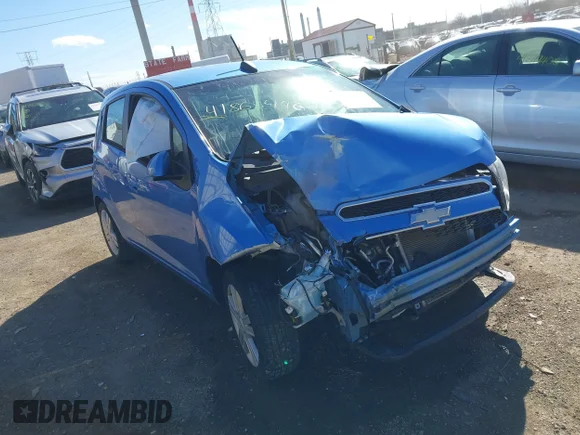 ✅ 2015 Chevrolet Spark LT • VIN: KL8CD6S9XFC766267 • Lot: 41863446. Listed on IAAI with 71,397 mi. Free auction sales archive from the USA and detailed vehicle history report at DreamBid. Image 1.