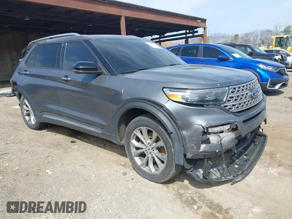 ✅ 2023 Ford Explorer Limited • VIN: 1FMSK8FH8PGB22858 • Lot: 44659479. Wystawiony na IAAI z przebiegiem 38 309 mil. Bezpłatny archiwum sprzedaży aukcyjnych z USA i szczegółowy raport historii pojazdu na DreamBid. Zdjęcie 1.