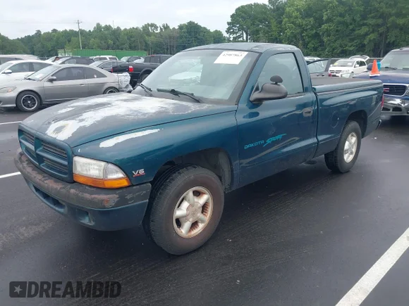 ✅ 1997 Dodge Dakota • VIN: 1B7FL26X7VS213203 • Lot: 42987863. Wystawiony na IAAI z przebiegiem 214 177 mil. Bezpłatny archiwum sprzedaży aukcyjnych z USA i szczegółowy raport historii pojazdu na DreamBid. Zdjęcie 2.