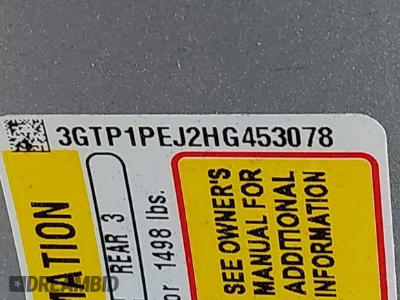 ✅ 2017 GMC Sierra 1500 Denali • VIN: 3GTP1PEJ2HG453078 • Лот: 43386718. Опубліковано раніше на IAAI з пробігом 126 331 миль. Безкоштовний доступ до архіву аукціонних продажів зі США та докладний звіт про історію автомобіля на DreamBid. Зображення 9.