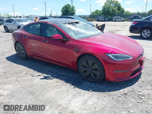 ✅ 2023 Tesla Model S • VIN: 5YJSA1E5XPF522890 • Lot: 45222664. Listed on IAAI with 21,260 mi. Free auction sales archive from the USA and detailed vehicle history report at DreamBid. Image 1.