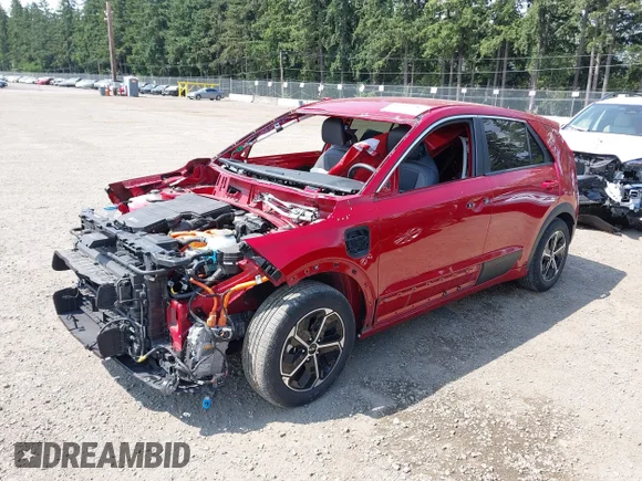 ✅ 2023 Kia Niro EX • VIN: KNDCS3LF0P5063640 • Лот: 42516956. Опубліковано раніше на IAAI з пробігом 52 235 миль. Безкоштовний доступ до архіву аукціонних продажів зі США та докладний звіт про історію автомобіля на DreamBid. Зображення 2.