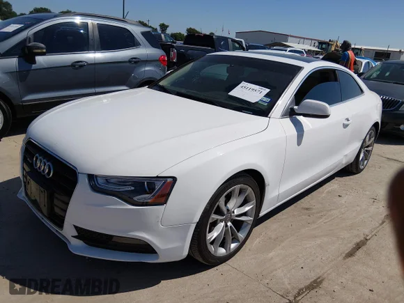 ✅ 2013 Audi A5 Premium Plus • VIN: WAULFAFR0DA052832 • Lot: 45119571. Listed on IAAI with 150,809 mi. Free auction sales archive from the USA and detailed vehicle history report at DreamBid. Image 2.