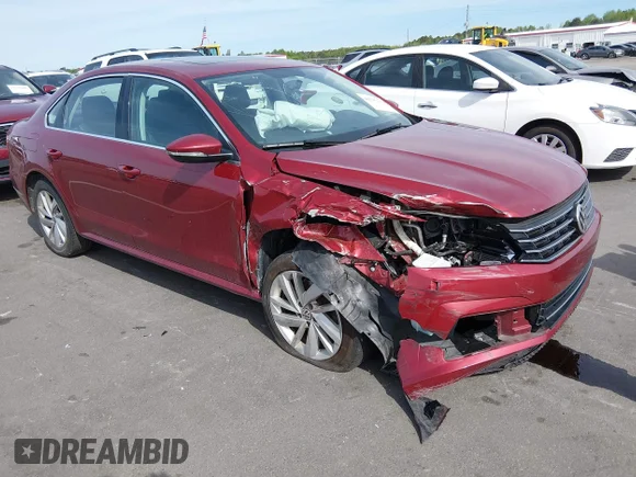 ✅ 2018 Volkswagen Passat SE • VIN: 1VWBA7A34JC025004 • Lot: 44795125. Listed on IAAI with 89,826 mi. Free auction sales archive from the USA and detailed vehicle history report at DreamBid. Image 1.