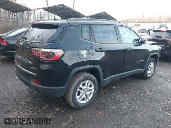 ✅ 2018 Jeep Compass Sport • VIN: 3C4NJDAB5JT103865 • Lot: 44106560. Wystawiony na IAAI z przebiegiem 110 745 mil. Bezpłatny archiwum sprzedaży aukcyjnych z USA i szczegółowy raport historii pojazdu na DreamBid. Zdjęcie 4.