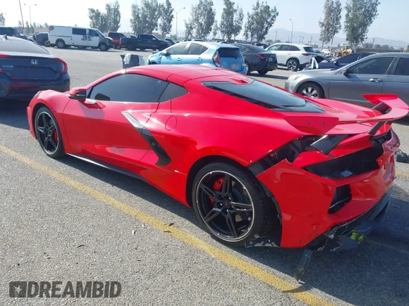 ✅ 2024 Chevrolet Corvette 1LT • VIN: 1G1YA2D4XR5110989 • Lot: 45252460. Wystawiony na IAAI z przebiegiem 14 892 mil. Bezpłatny archiwum sprzedaży aukcyjnych z USA i szczegółowy raport historii pojazdu na DreamBid. Zdjęcie 3.