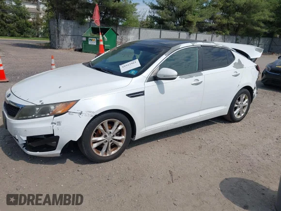 ✅ 2013 Kia Optima EX • VIN: 5XXGN4A78DG103562 • Lot: 44922961. Listed on IAAI with 201,864 mi. Free auction sales archive from the USA and detailed vehicle history report at DreamBid. Image 2.