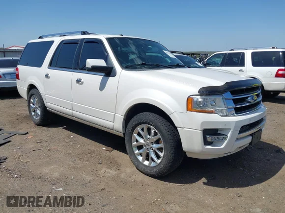 ✅ 2017 Ford Expedition Max Limited • VIN: 1FMJK1KT7HEA81097 • Lot: 41974420. Listed on IAAI with 145,645 mi. Free auction sales archive from the USA and detailed vehicle history report at DreamBid. Image 1.