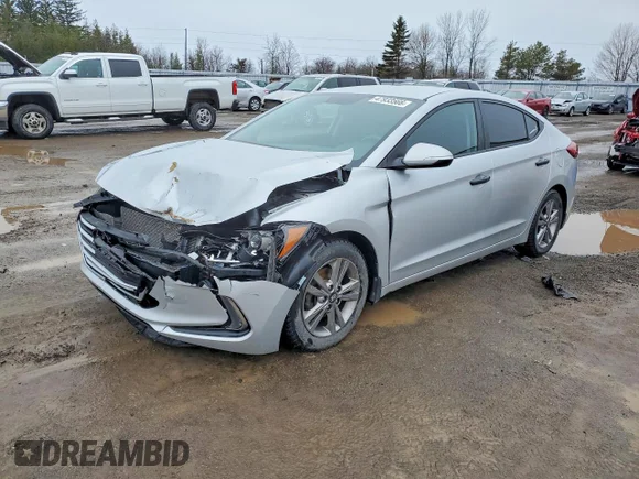 ✅ 2018 Hyundai Elantra Limited • VIN: KMHD84LF8JU605892 • Lot: 47933566. Listed on Copart with 106,623 mi. Free auction sales archive from the USA and detailed vehicle history report at DreamBid. Image 1.