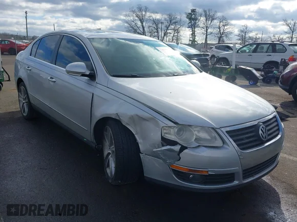 ✅ 2010 Volkswagen Passat Komfort • VIN: WVWJM7AN1AE146665 • Lot: 44079908. Listed on IAAI with 179,093 mi. Free auction sales archive from the USA and detailed vehicle history report at DreamBid. Image 1.