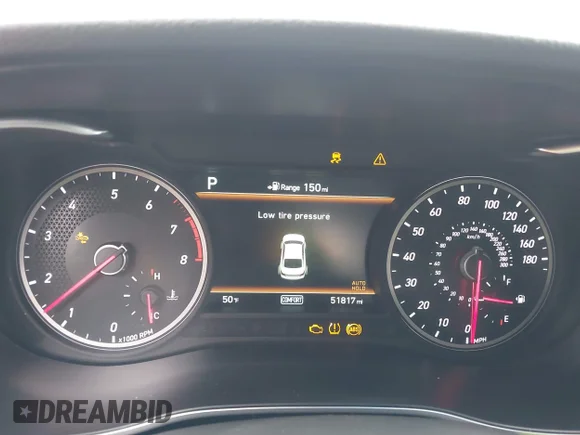 ✅ 2019 Genesis G70 Advanced • VIN: KMTG74LE6KU014118 • Лот: 41752512. Опубликован ранее на IAAI с пробегом 51 817 миль. Бесплатный доступ к архиву аукционных продаж из США и подробный отчёт об истории автомобиля на DreamBid. Изображение 7.