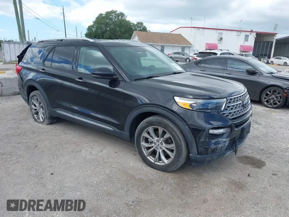 ✅ 2021 Ford Explorer Limited • VIN: 1FMSK8FH5MGB06869 • Lot: 44824934. Wystawiony na IAAI z przebiegiem 87 630 mil. Bezpłatny archiwum sprzedaży aukcyjnych z USA i szczegółowy raport historii pojazdu na DreamBid. Zdjęcie 1.