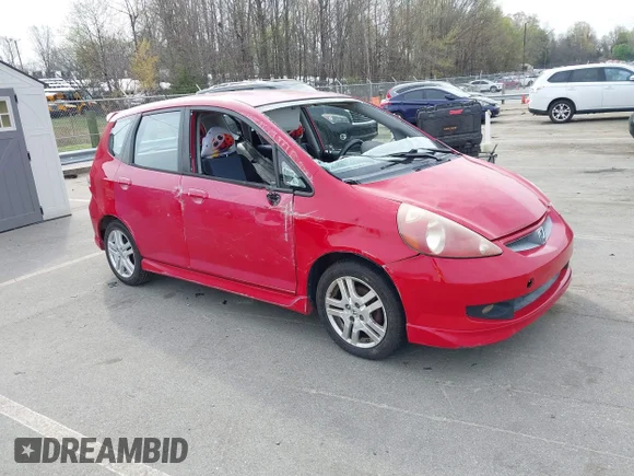 ✅ 2008 Honda Fit Sport • VIN: JHMGD376X8S056007 • Lot: 44680038. Listed on IAAI with 229,452 mi. Free auction sales archive from the USA and detailed vehicle history report at DreamBid. Image 1.