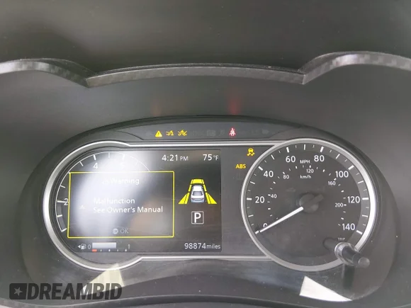 ✅ 2021 Nissan Versa SV • VIN: 3N1CN8EV7ML879588 • Лот: 44892696. Опубликован ранее на IAAI с пробегом 98 874 миль. Бесплатный доступ к архиву аукционных продаж из США и подробный отчёт об истории автомобиля на DreamBid. Изображение 7.