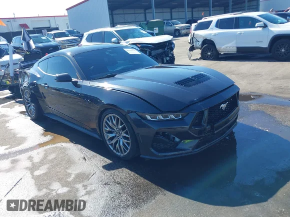 ✅ 2024 Ford Mustang GT • VIN: 1FA6P8CF9R5411486 • Lot: 43594796. Wystawiony na IAAI z przebiegiem 17 997 mil. Bezpłatny archiwum sprzedaży aukcyjnych z USA i szczegółowy raport historii pojazdu na DreamBid. Zdjęcie 1.