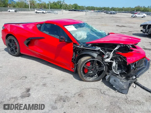 ✅ 2024 Chevrolet Corvette 1LT • VIN: 1G1YA2D41R5102859 • Lot: 41932013. Wystawiony na IAAI z przebiegiem Nie podano. Bezpłatny archiwum sprzedaży aukcyjnych z USA i szczegółowy raport historii pojazdu na DreamBid. Zdjęcie 1.