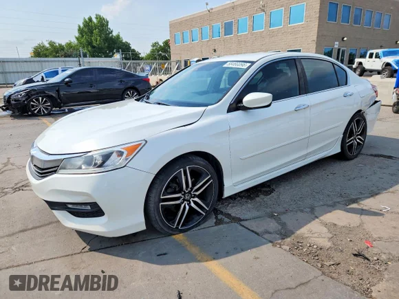 ✅ 2017 Honda Accord Sport • VIN: 1HGCR2F66HA222673 • Lot: 58466096. Wystawiony na Copart z przebiegiem 208 908 mil. Bezpłatny archiwum sprzedaży aukcyjnych z USA i szczegółowy raport historii pojazdu na DreamBid. Zdjęcie 1.