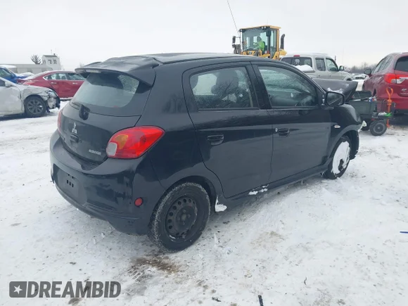 ✅ 2014 Mitsubishi Mirage ES • VIN: ML32A4HJ3EH019258 • Lot: 41296460. Wystawiony na IAAI z przebiegiem 124 450 mil. Bezpłatny archiwum sprzedaży aukcyjnych z USA i szczegółowy raport historii pojazdu na DreamBid. Zdjęcie 4.