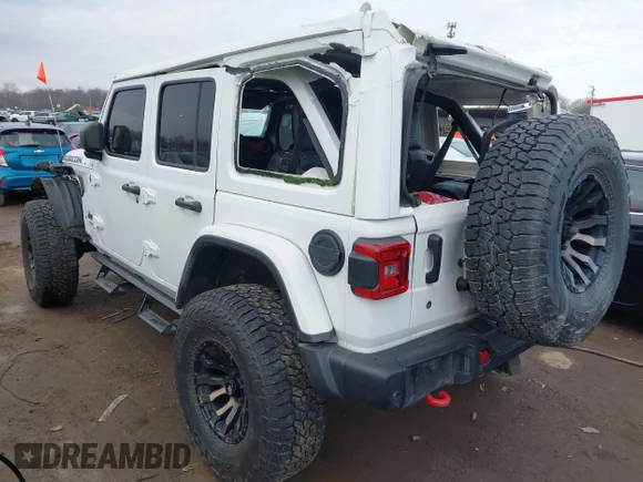 ✅ 2019 Jeep Wrangler Unlimited Rubicon • VIN: 1C4HJXFG0KW511964 • Lot: 44483893. Wystawiony na IAAI z przebiegiem 70 516 mil. Bezpłatny archiwum sprzedaży aukcyjnych z USA i szczegółowy raport historii pojazdu na DreamBid. Zdjęcie 3.