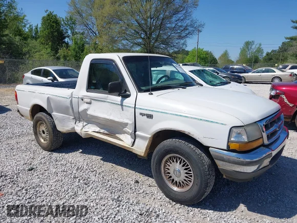 ✅ 1998 Ford Ranger XL • VIN: 1FTYR10U7WUA96518 • Lot: 44822558. Listed on IAAI with 209,243 mi. Free auction sales archive from the USA and detailed vehicle history report at DreamBid. Image 1.