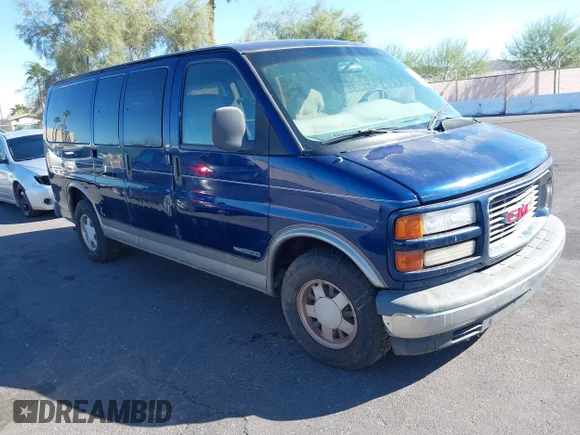 ✅ 2000 GMC Savana Cargo RV Conversion • VIN: 1GDFG15R9Y1171642 • Lot: 43337090. Wystawiony na IAAI z przebiegiem 271 091 mil. Bezpłatny archiwum sprzedaży aukcyjnych z USA i szczegółowy raport historii pojazdu na DreamBid. Zdjęcie 1.
