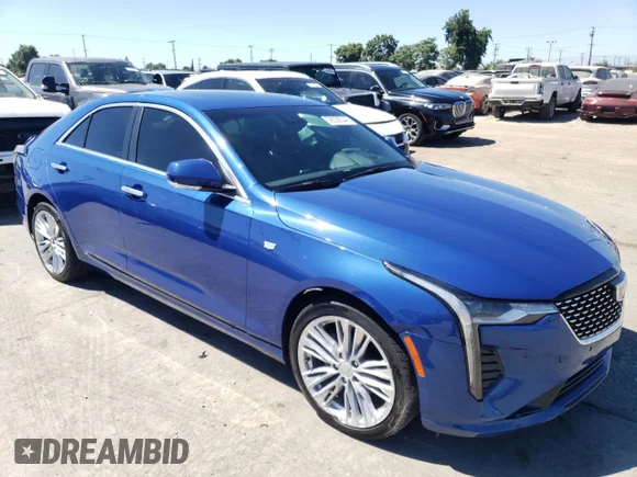 ✅ 2024 Cadillac CT4 Premium Luxury • VIN: 1G6DB5RK4R0102320 • Lot: 68336344. Listed on Copart with 8,558 mi. Free auction sales archive from the USA and detailed vehicle history report at DreamBid. Image 4.