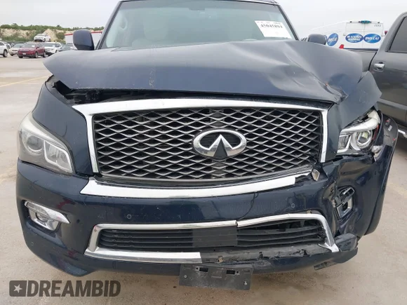 ✅ 2015 Infiniti QX80 • VIN: JN8AZ2NF8F9571442 • Lot: 45045894. Listed on IAAI with 191,883 mi. Free auction sales archive from the USA and detailed vehicle history report at DreamBid. Image 6.