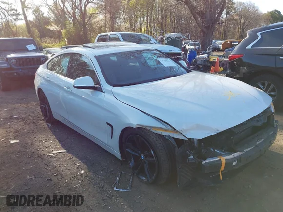 ✅ 2019 BMW 4 Series 430i xDrive • VIN: WBA4J3C57KBL11372 • Lot: 44834033. Listed on IAAI with 72,063 mi. Free auction sales archive from the USA and detailed vehicle history report at DreamBid. Image 1.