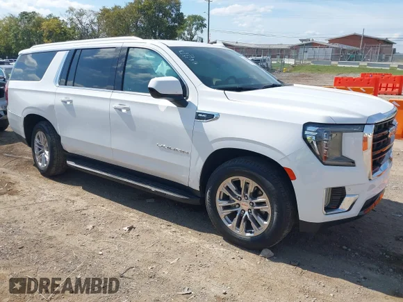 ✅ 2022 GMC Yukon XL SLE • VIN: 1GKS2FKD3NR193760 • Lot: 43428448. Listed on IAAI with 47,267 mi. Free auction sales archive from the USA and detailed vehicle history report at DreamBid. Image 1.