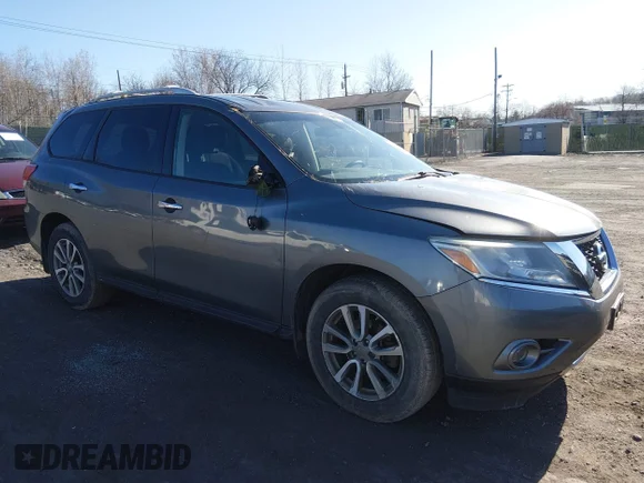 ✅ 2016 Nissan Pathfinder SL • VIN: 5N1AR2MM1GC624672 • Lot: 44819295. Wystawiony na IAAI z przebiegiem 127 988 mil. Bezpłatny archiwum sprzedaży aukcyjnych z USA i szczegółowy raport historii pojazdu na DreamBid. Zdjęcie 1.