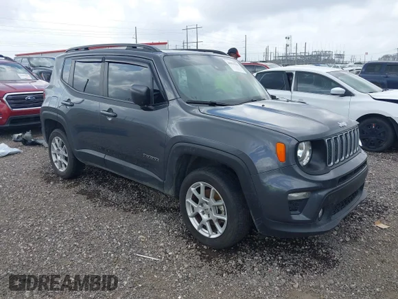 ✅ 2022 Jeep Renegade Latitude • VIN: ZACNJDB18NPN70598 • Lot: 44455363. Listed on IAAI with 60,924 mi. Free auction sales archive from the USA and detailed vehicle history report at DreamBid. Image 1.
