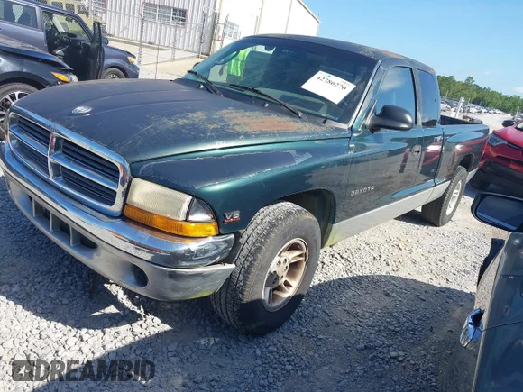 ✅ 2000 Dodge Dakota • VIN: 1B7GL22X9YS642003 • Лот: 42786270. Опубліковано раніше на IAAI з пробігом 91 248 миль. Безкоштовний доступ до архіву аукціонних продажів зі США та докладний звіт про історію автомобіля на DreamBid. Зображення 2.