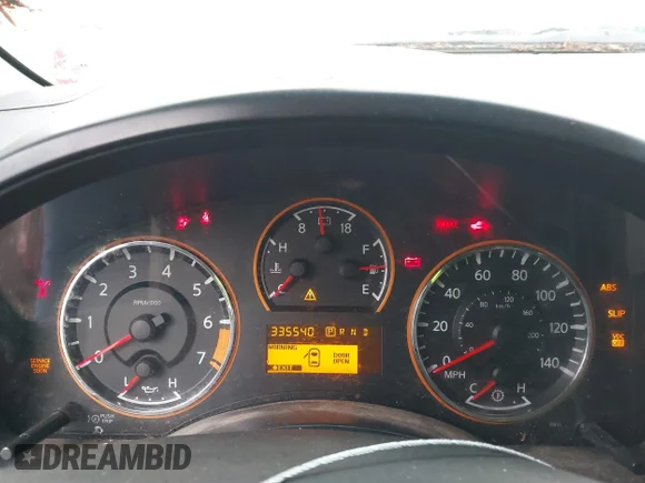 ✅ 2010 Nissan Titan LE • VIN: 1N6AA0ED4AN326107 • Lot: 42006221. Wystawiony na IAAI z przebiegiem 335 540 mil. Bezpłatny archiwum sprzedaży aukcyjnych z USA i szczegółowy raport historii pojazdu na DreamBid. Zdjęcie 7.
