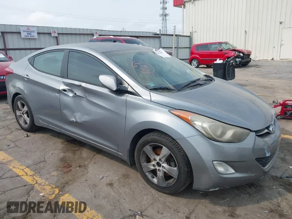 ✅ 2013 Hyundai Elantra Limited • VIN: KMHDH4AE2DU585430 • Lot: 44781597. Listed on IAAI with 193,459 mi. Free auction sales archive from the USA and detailed vehicle history report at DreamBid. Image 1.
