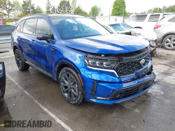 ✅ 2021 Kia Sorento SX • VIN: 5XYRK4LF3MG045443 • Лот: 42013554. Опубліковано раніше на IAAI з пробігом 119 048 миль. Безкоштовний доступ до архіву аукціонних продажів зі США та докладний звіт про історію автомобіля на DreamBid. Зображення 1.