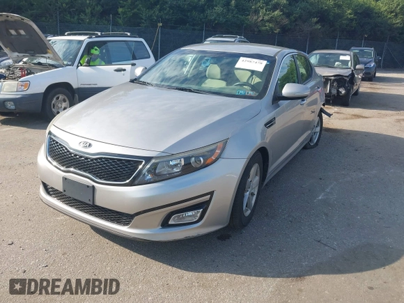 ✅ 2015 Kia Optima LX • VIN: 5XXGM4A74FG450294 • Lot: 42987478. Wystawiony na IAAI z przebiegiem 76 308 mil. Bezpłatny archiwum sprzedaży aukcyjnych z USA i szczegółowy raport historii pojazdu na DreamBid. Zdjęcie 2.
