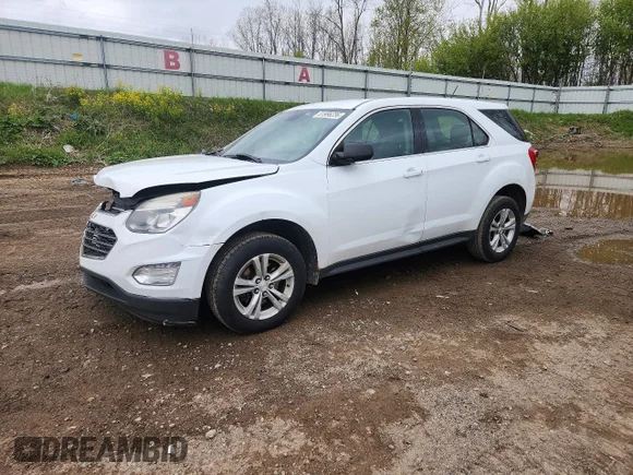 ✅ 2016 Chevrolet Equinox LS • VIN: 2GNALBEK4G1148627 • Lot: 51996236. Wystawiony na Copart z przebiegiem 194 822 mil. Bezpłatny archiwum sprzedaży aukcyjnych z USA i szczegółowy raport historii pojazdu na DreamBid. Zdjęcie 1.
