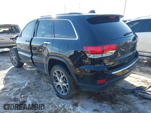 ✅ 2020 Jeep Grand Cherokee Limited X • VIN: 1C4RJFBG7LC340847 • Lot: 43959520. Wystawiony na IAAI z przebiegiem 127 672 mil. Bezpłatny archiwum sprzedaży aukcyjnych z USA i szczegółowy raport historii pojazdu na DreamBid. Zdjęcie 3.