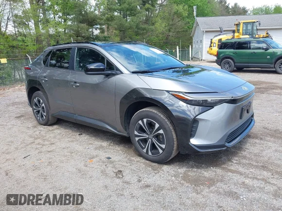 ✅ 2023 Toyota bZ4X XLE • VIN: JTMABACA2PA034325 • Lot: 44973018. Listed on IAAI with 18,272 mi. Free auction sales archive from the USA and detailed vehicle history report at DreamBid. Image 1.