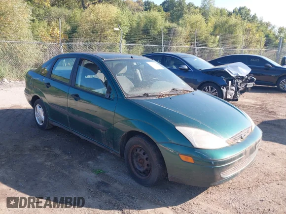 ✅ 2001 Ford Focus LX • VIN: 1FAFP33P31W155548 • Lot: 43188169. Wystawiony na IAAI z przebiegiem 80 552 mil. Bezpłatny archiwum sprzedaży aukcyjnych z USA i szczegółowy raport historii pojazdu na DreamBid. Zdjęcie 1.