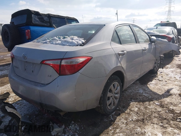 ✅ 2015 Toyota Corolla LE • VIN: 2T1BURHE5FC296410 • Lot: 44285241. Wystawiony na IAAI z przebiegiem 125 602 mil. Bezpłatny archiwum sprzedaży aukcyjnych z USA i szczegółowy raport historii pojazdu na DreamBid. Zdjęcie 4.