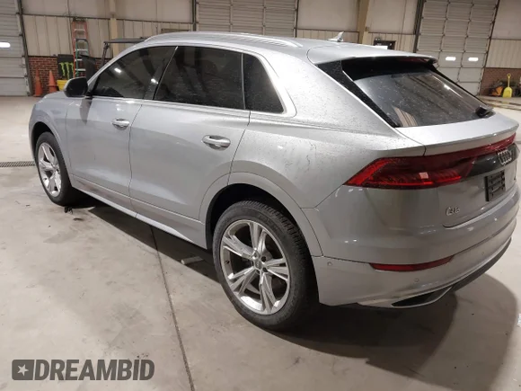 ✅ 2019 Audi Q8 Premium Plus • VIN: WA1BVAF16KD038578 • Лот: 44326841. Опубликован ранее на IAAI с пробегом 49 367 миль. Бесплатный доступ к архиву аукционных продаж из США и подробный отчёт об истории автомобиля на DreamBid. Изображение 3.