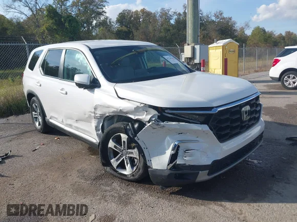 ✅ 2024 Honda Pilot EX-L • VIN: 5FNYG2H48RB014910 • Lot: 43736424. Wystawiony na IAAI z przebiegiem 19 431 mil. Bezpłatny archiwum sprzedaży aukcyjnych z USA i szczegółowy raport historii pojazdu na DreamBid. Zdjęcie 1.