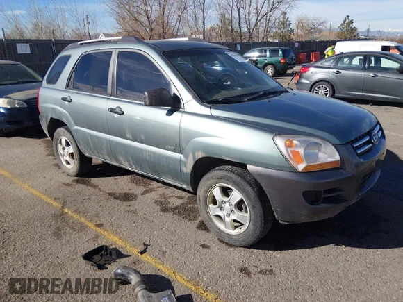 ✅ 2007 Kia Sportage LX • VIN: KNDJE724777423528 • Lot: 44326039. Listed on IAAI with 204,614 mi. Free auction sales archive from the USA and detailed vehicle history report at DreamBid. Image 1.